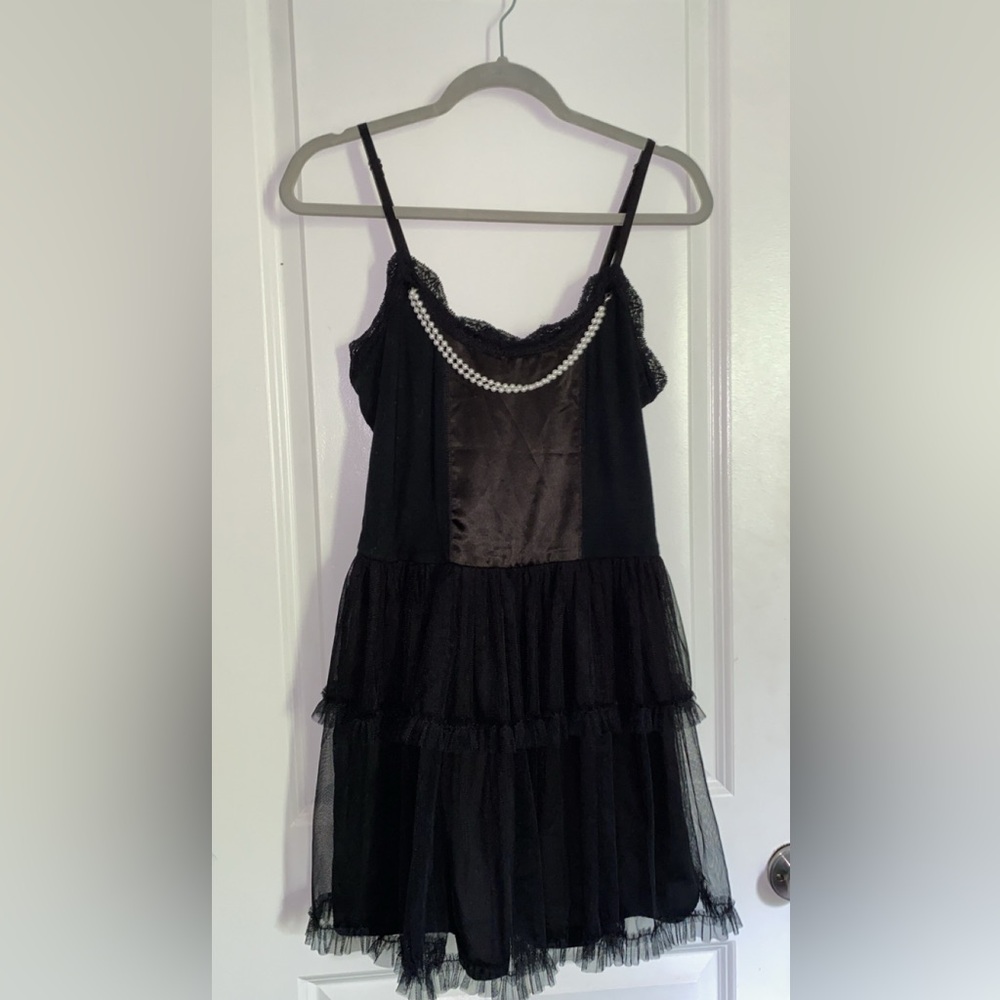 Forever 21 Black Babydoll Mini Dress